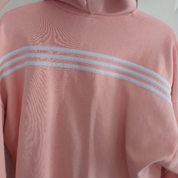 Adidas I Am Sport Game Day Crop Hoodie Peach L - Picture 6 of 13